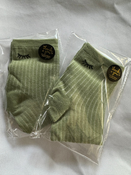 Green Lash Socks