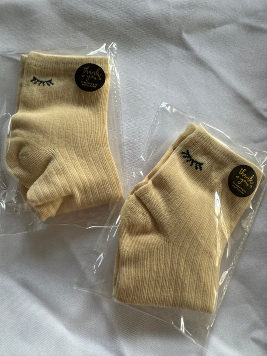 Yellow Lash Socks
