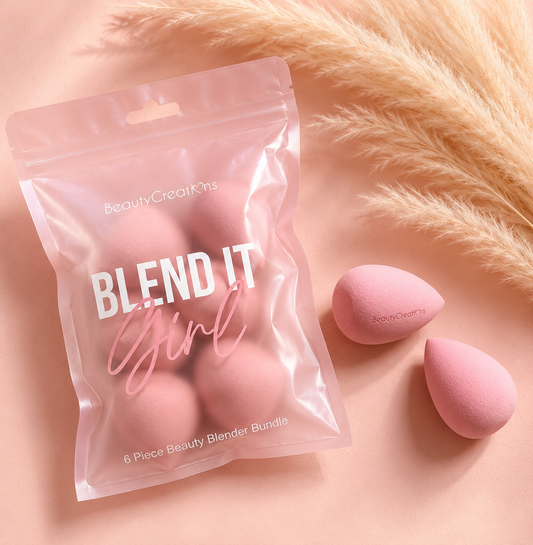 Pink Tear Drop Sponge Set