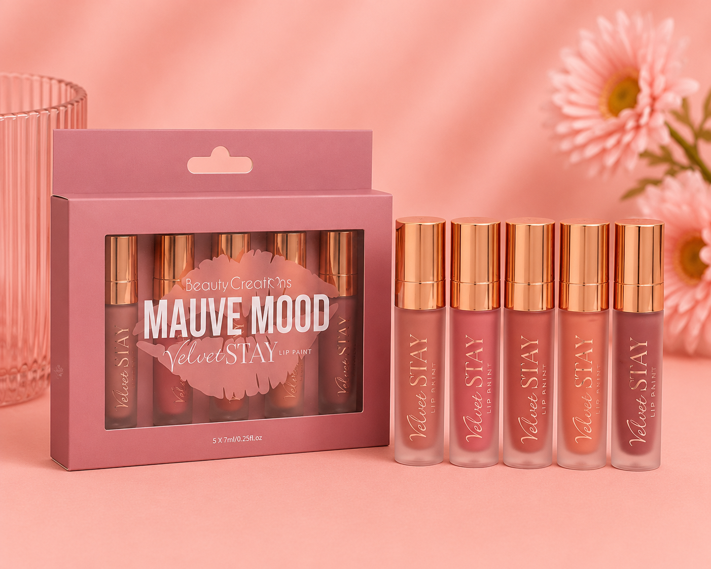 Mauve Velvet Liquid Lipstick Set